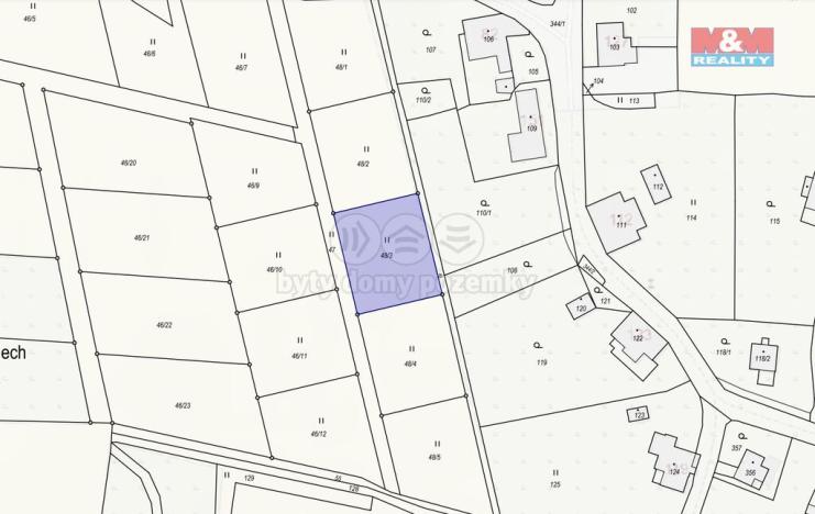 Prodej pozemku pro bydlení, Nový Oldřichov, 853 m2