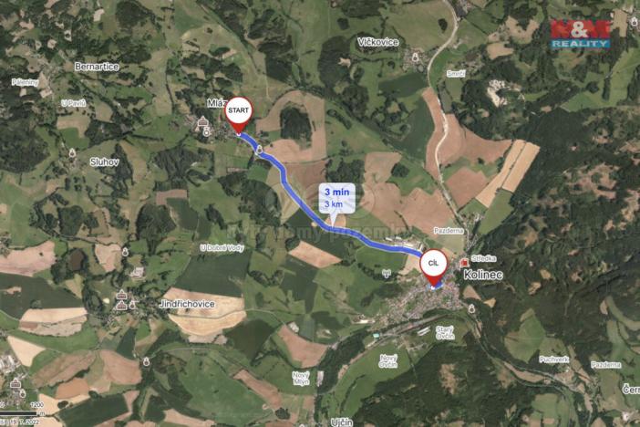 Prodej rodinného domu, Kolinec - Mlázovy, 55 m2