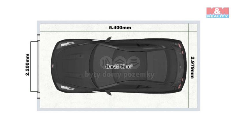 Pronájem garáže, Poděbrady, Za Bažantnicí, 16 m2