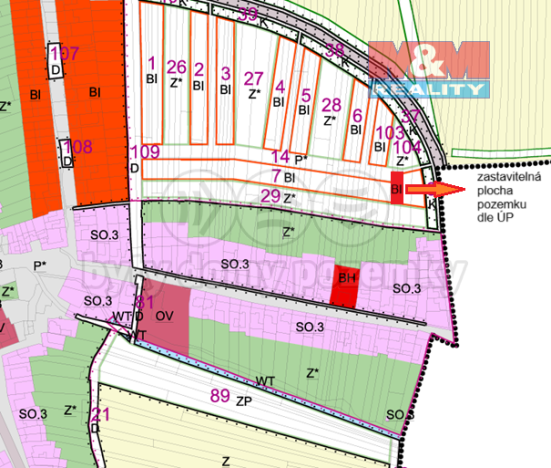 Prodej zahrady, Hroznová Lhota, 2200 m2