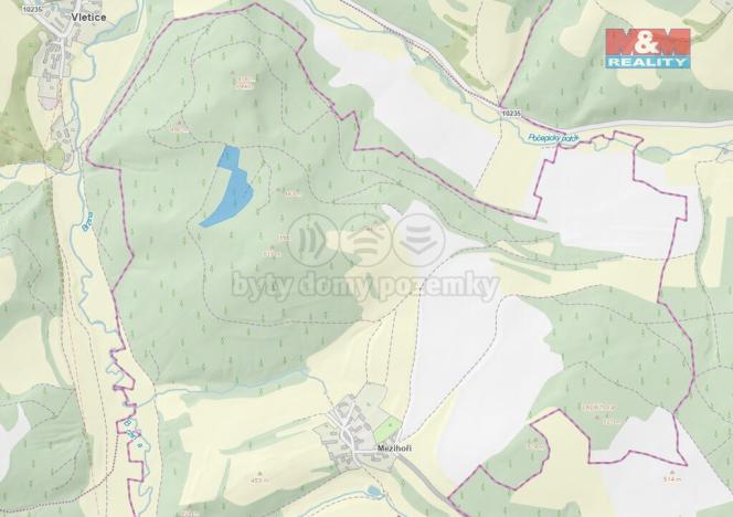 Prodej lesa, Petrovice - Mezihoří, 16220 m2