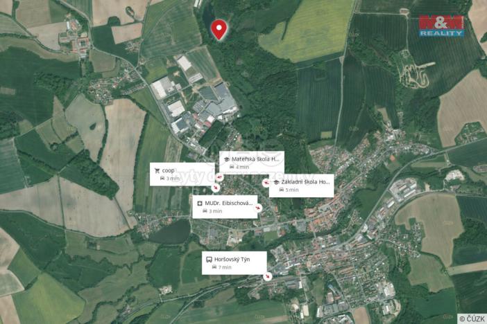 Prodej lesa, Horšovský Týn, 685 m2