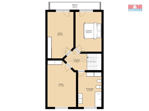 Prodej rodinného domu, Bystřice - Nesvačily, 170 m2