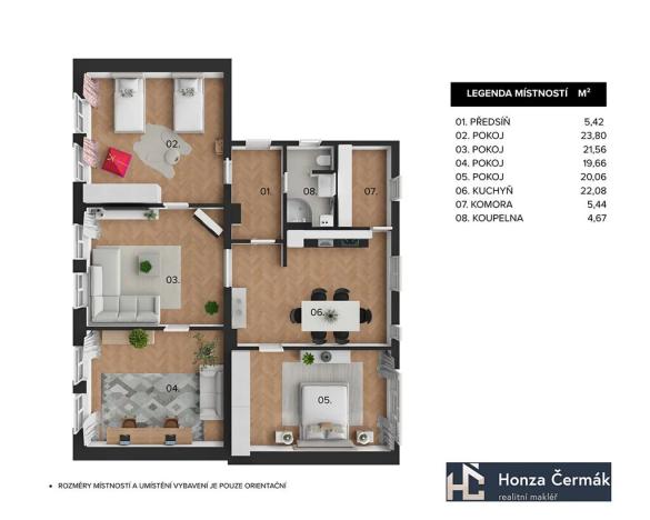 Prodej bytu 4+1, Svitavy, Purkyňova, 122 m2