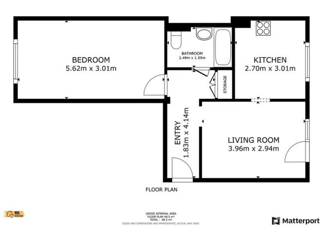 Prodej bytu 2+1, Luštěnice, 50 m2