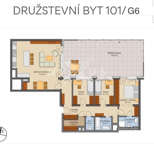 Prodej bytu 4+kk, Praha - Dolní Měcholupy, Honzíkova, 113 m2