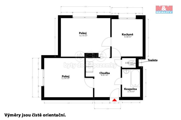 Prodej bytu 2+1, Nalžovské Hory - Nalžovy, 50 m2