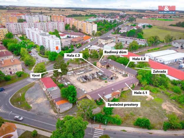 Prodej výrobních prostor, Roudnice nad Labem, U Hřbitova, 3624 m2