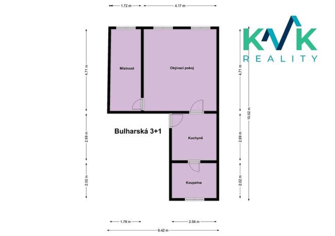 Prodej bytu 3+1, Karlovy Vary, Bulharská, 94 m2