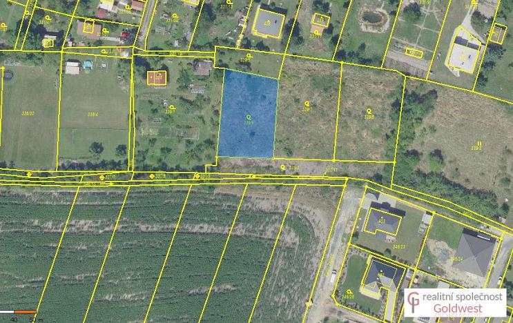 Prodej pozemku, Konárovice, Zadní Zájezd, 1290 m2