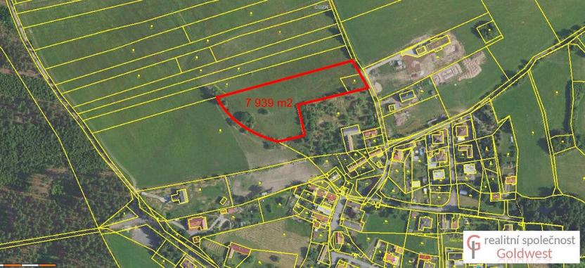 Prodej pozemku, Drahlín, 7939 m2