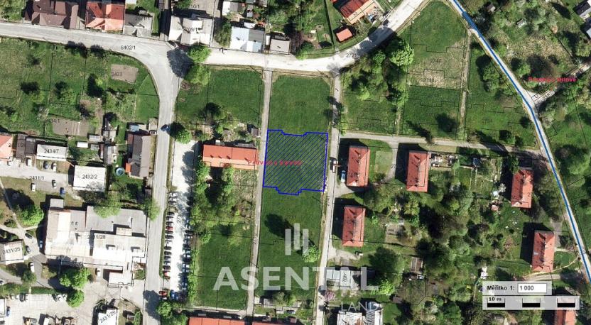 Prodej komerčního pozemku, Petřvald, Rychvaldská, 1146 m2