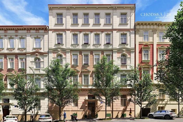 Prodej bytu 1+kk, Praha - Vinohrady, Chodská, 27 m2