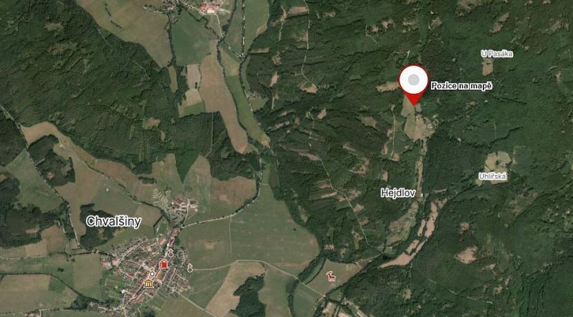 Prodej pole, Chvalšiny, 1158 m2