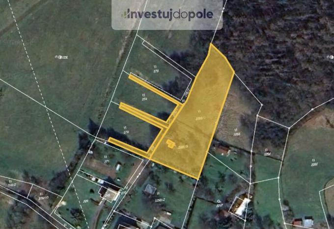 Prodej pozemku, Děčín - Děčín XXIII-Popovice, Popovická, 2907 m2
