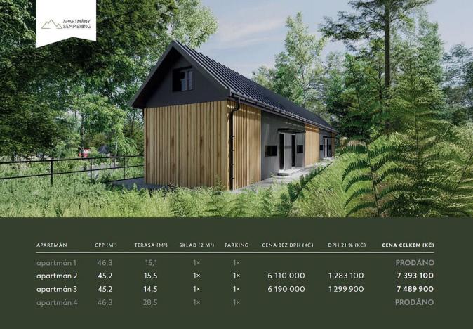 Prodej bytu 3+kk, Janov nad Nisou, 46 m2