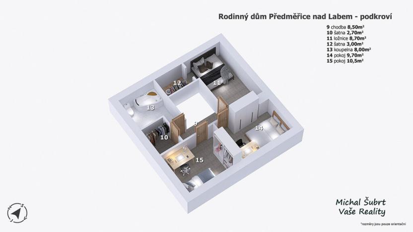Prodej rodinného domu, Předměřice nad Labem, Na Obci, 122 m2