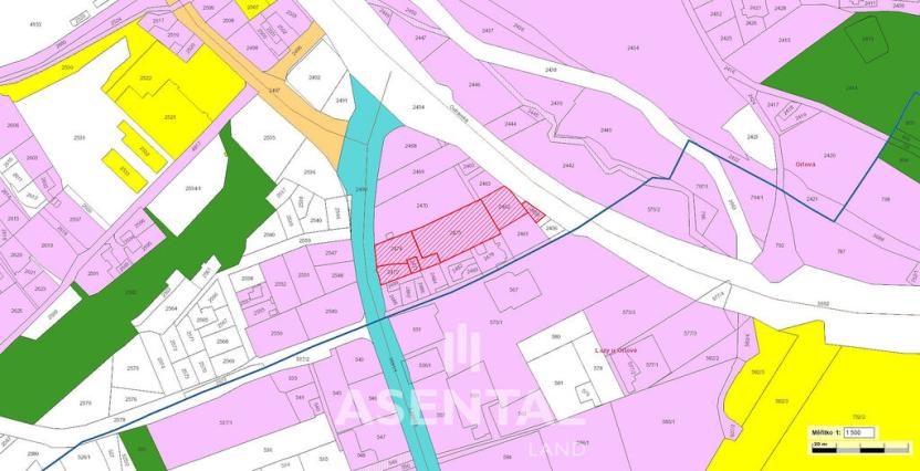 Prodej pozemku, Orlová - Lazy, Lazecká, 4310 m2