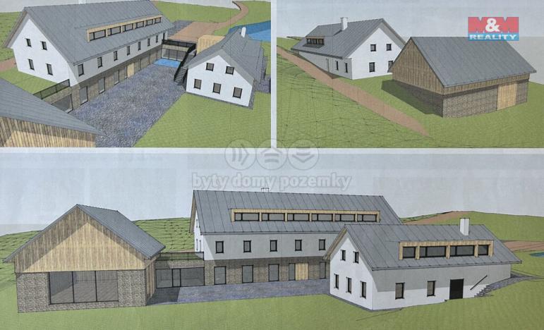 Prodej ubytování, Jiřice - Močidla, 1823 m2