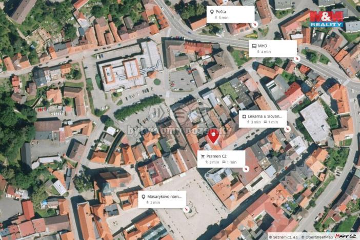 Prodej činžovního domu, Pelhřimov, Palackého, 617 m2