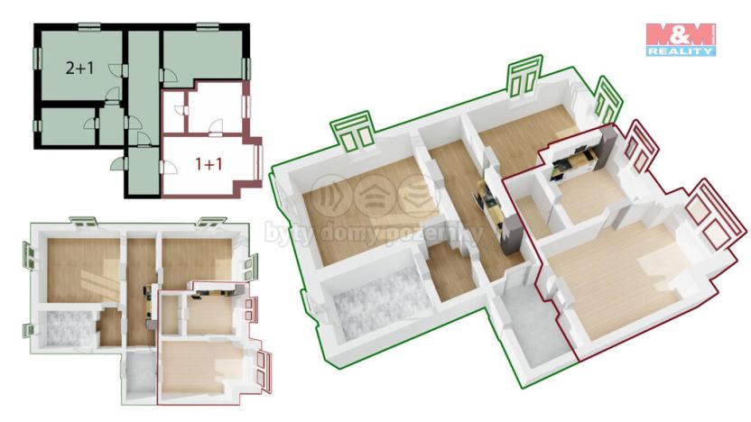 Prodej bytu 4+1, Tanvald, Údolí Kamenice, 142 m2