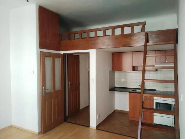 Pronájem bytu 1+kk, Praha - Smíchov, Grafická, 20 m2