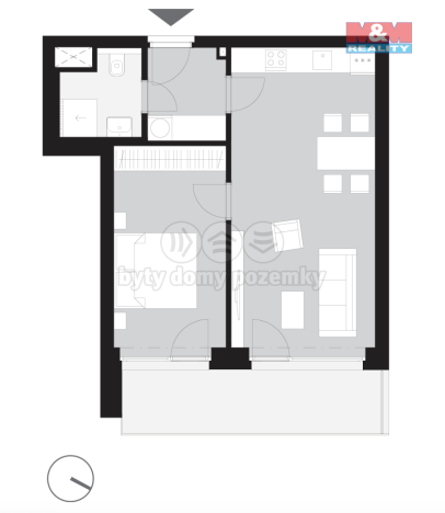 Prodej bytu 2+kk, Kladno - Dubí, Ke křížku, 57 m2