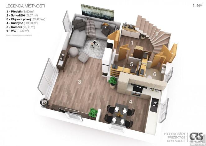 Prodej rodinného domu, Choťánky, Na Ohradě, 192 m2