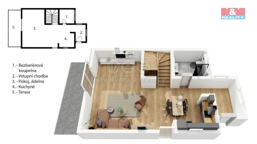 Prodej rodinného domu, Jirny, Javorová, 138 m2