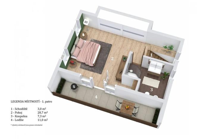 Prodej bytu 3+kk, Klecany, Spojovací, 111 m2