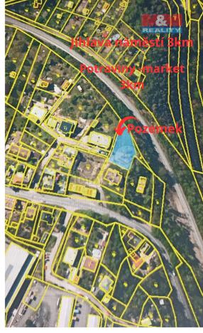 Prodej pozemku pro bydlení, Jihlava - Hruškové Dvory, 939 m2