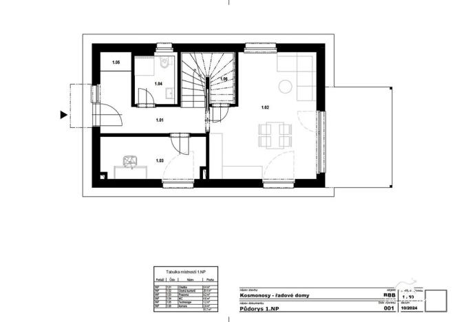 Prodej rodinného domu, Kosmonosy, 105 m2