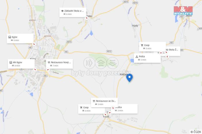 Prodej pole, Kelčany, 657 m2