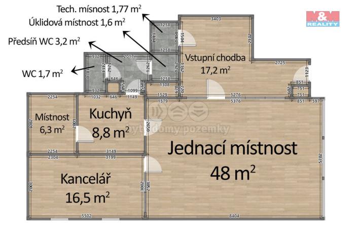 Pronájem kanceláře, Kdyně, Náměstí, 105 m2