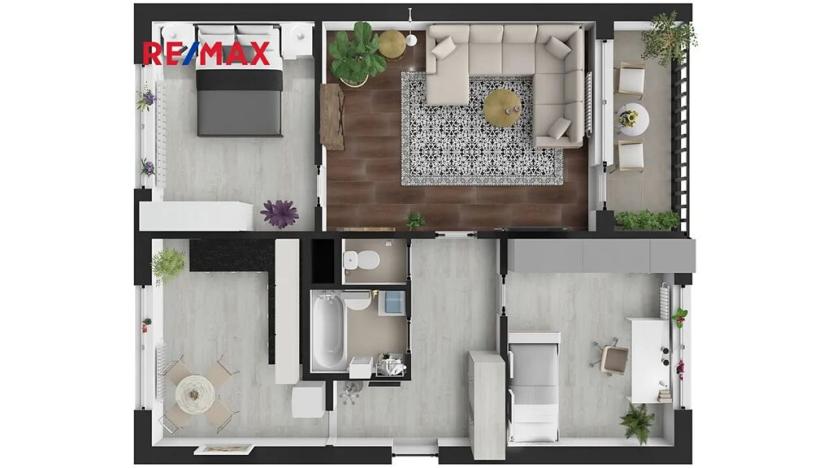 Prodej bytu 3+1, Česká Lípa, Zhořelecká, 70 m2