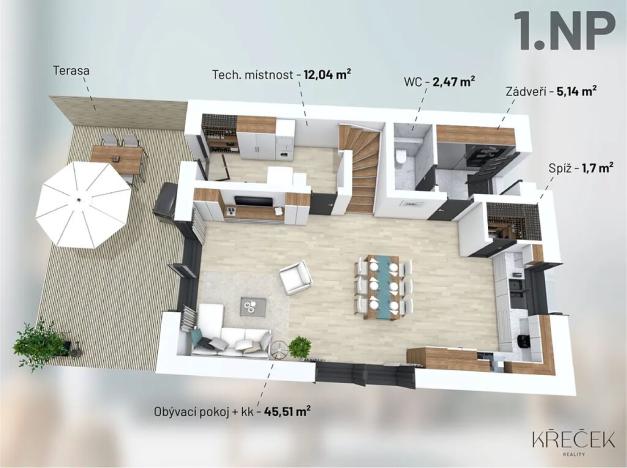 Prodej rodinného domu, Přeckov, 129 m2