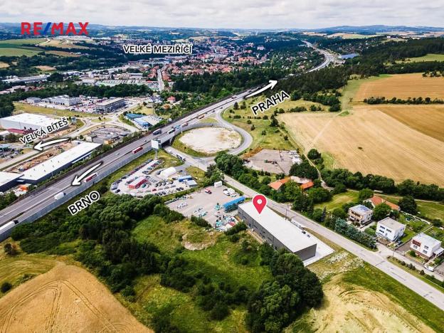 Pronájem skladu, Velké Meziříčí, Karlov, 476 m2