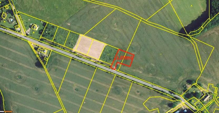 Prodej pozemku pro bydlení, Oskava, 1250 m2