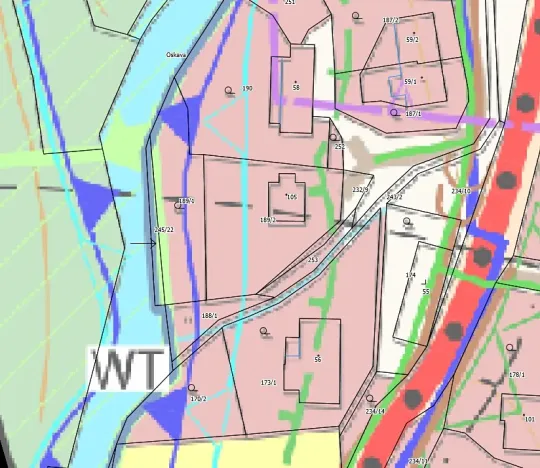 Prodej zahrady, Oskava, 750 m2