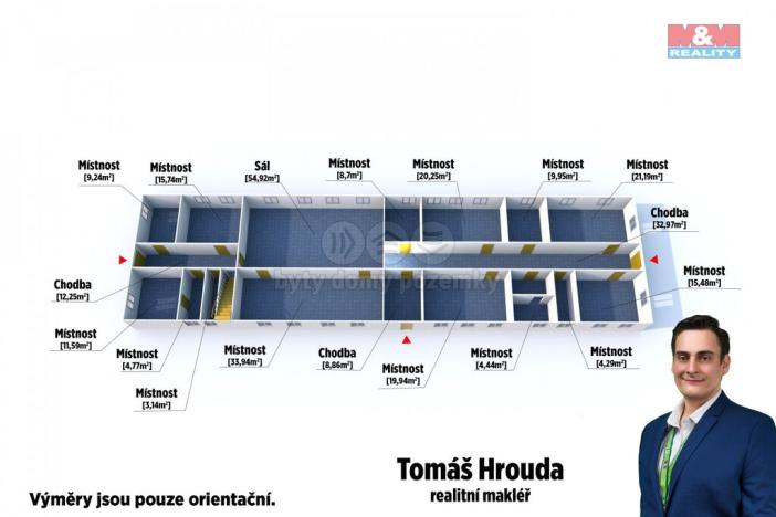 Pronájem obchodního prostoru, Plzeň - Východní Předměstí, sady 5. května, 330 m2