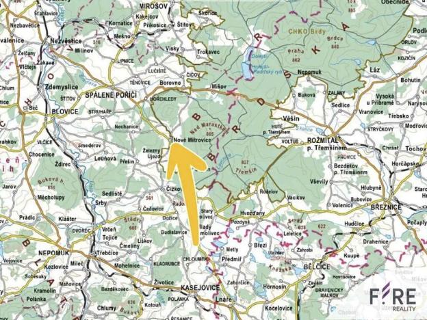 Prodej louky, Nové Mitrovice, 5700 m2