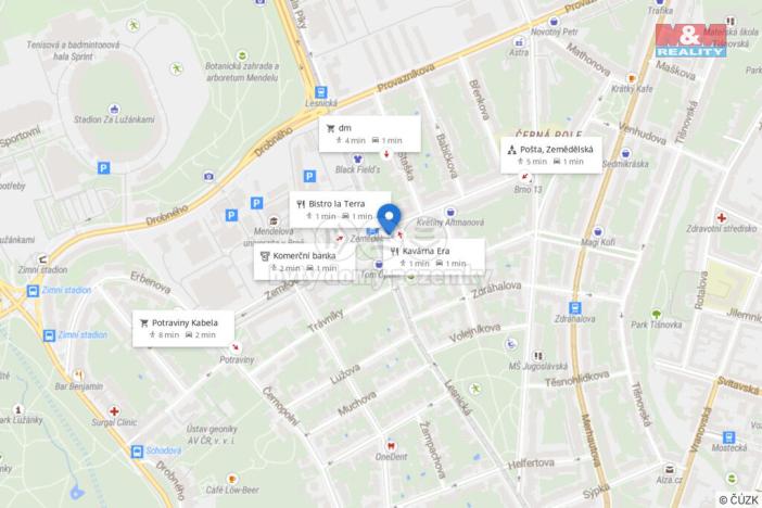 Prodej bytu 3+kk, Brno - Černá Pole, Zemědělská, 64 m2