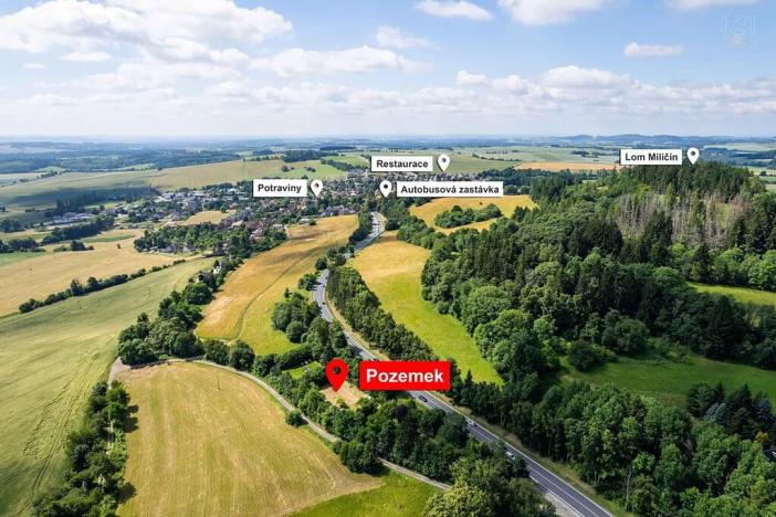 Prodej pozemku, Miličín, 2355 m2