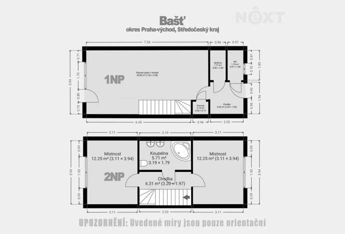 Prodej rodinného domu, Bašť, Okružní, 74 m2