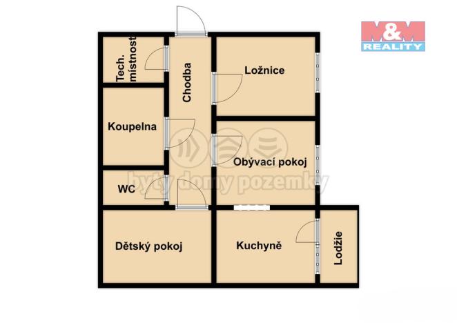 Prodej bytu 3+1, Pelhřimov, Sdružená, 97 m2