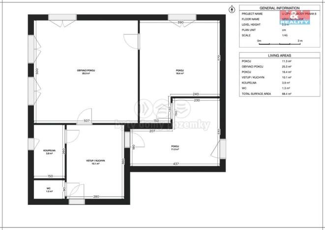 Prodej bytu 3+kk, Praha - Dubeč, náměstí U lípy svobody, 71 m2