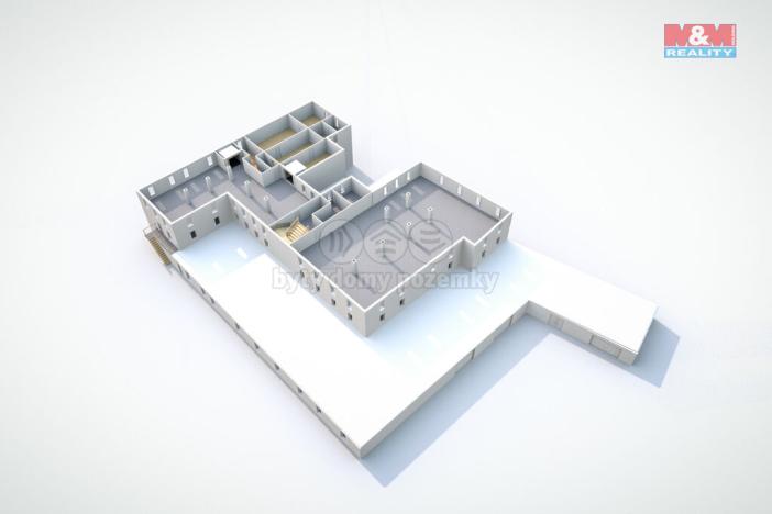 Prodej výrobních prostor, Jílové, Teplická, 3160 m2