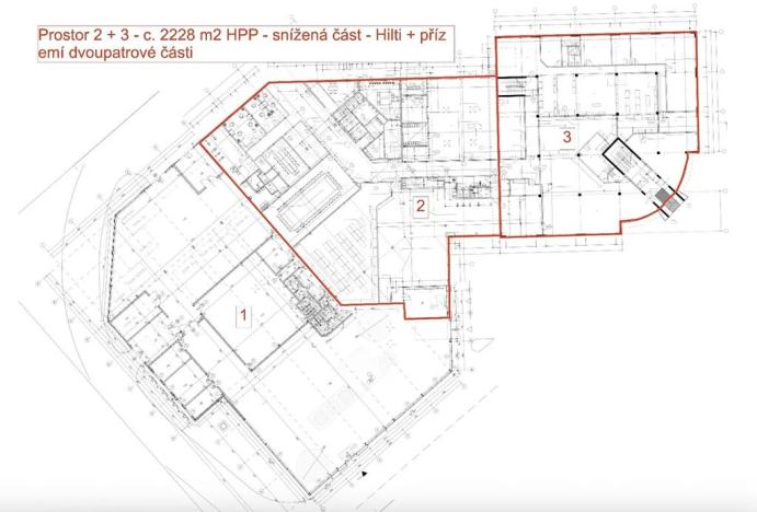 Pronájem obchodního prostoru, Praha, 2228 m2