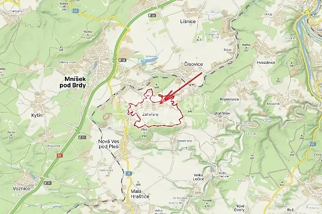Prodej pozemku pro bydlení, Zahořany, 3573 m2