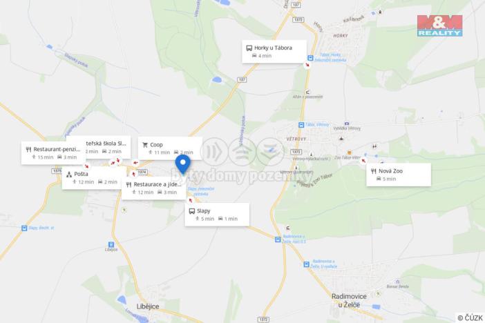 Prodej pozemku pro bydlení, Slapy, 733 m2